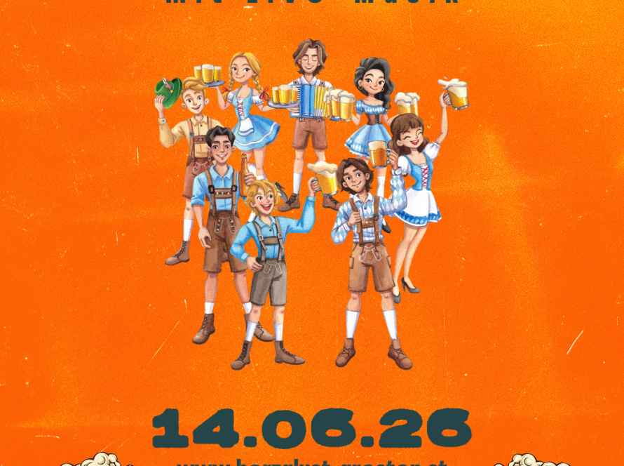 HERZGLUAT Gresten, Fr&uuml;hschoppen, Juni, Marktgemeinde Gresten, Bezirk Scheibbs, Mostviertel